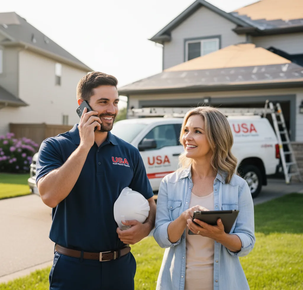USA Roof Repair Experts customer support in Scott City
